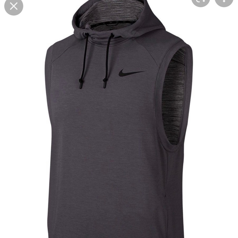 Nike DRI FIT Sleeveless Hoodie Mens